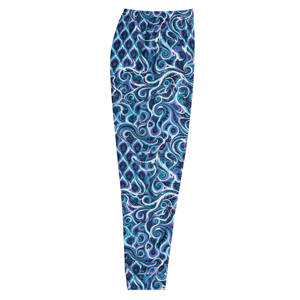 Midnight Whirlpool on Men's Joggers — Right