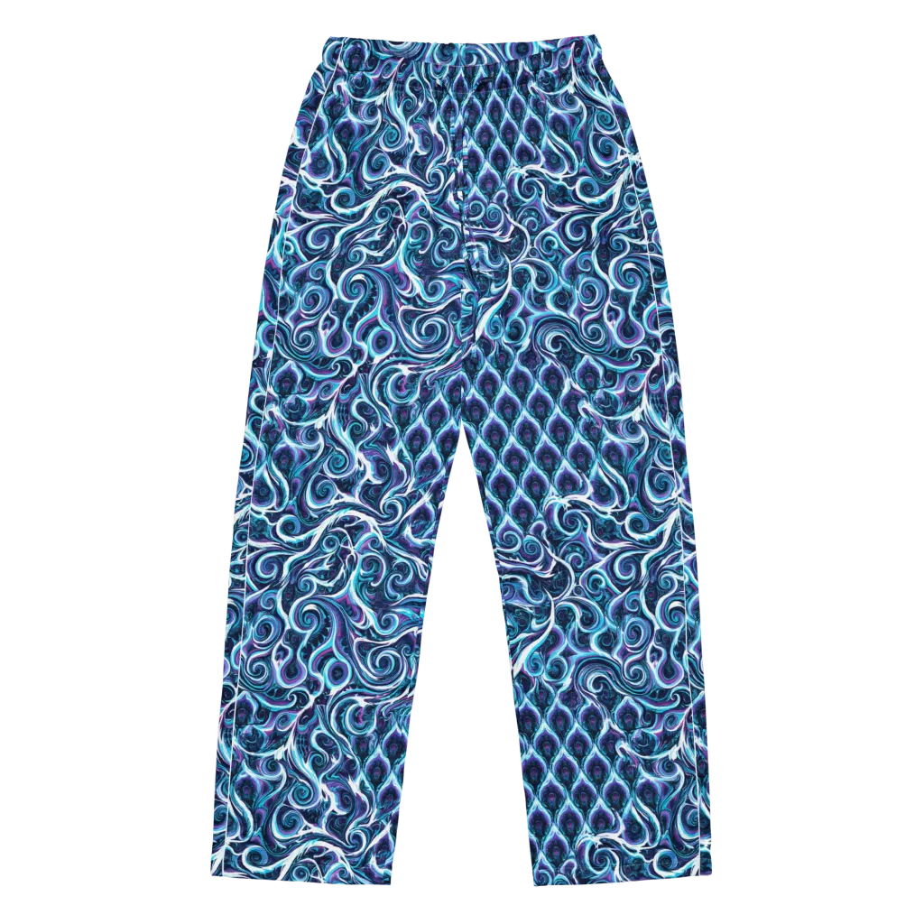Midnight Whirlpool on Women's Pajama Pants — Front
