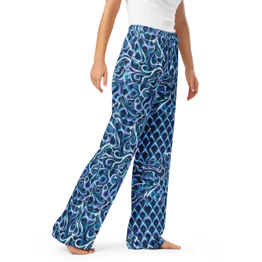 Midnight Whirlpool on a Women's Pajama Pants