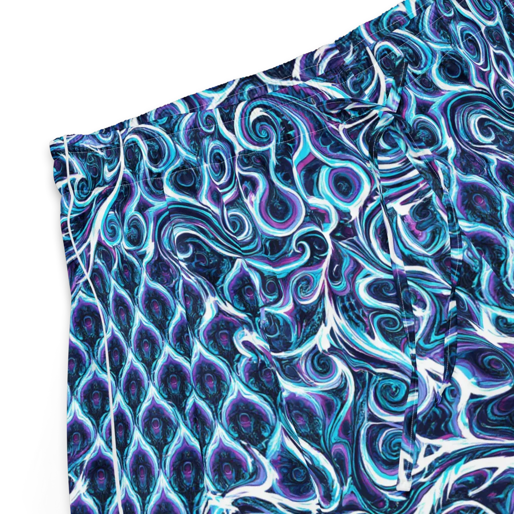 Midnight Whirlpool on Women's Pajama Shorts — Product details