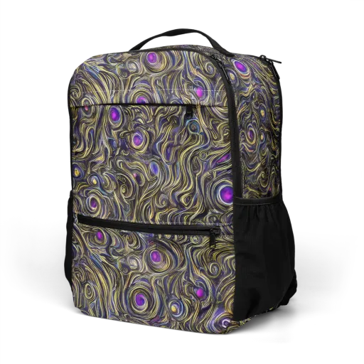 Orbiting Gold on a Utility Backpack