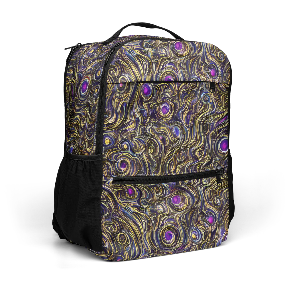 Orbiting Gold on Utility Backpack — Right Front