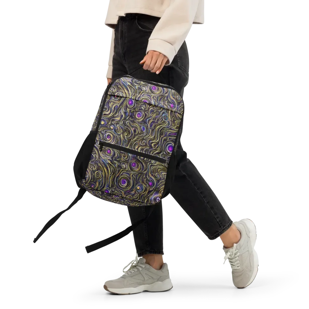 Orbiting Gold on Utility Backpack — Front