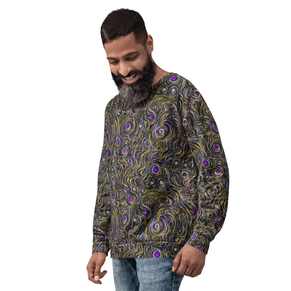 Orbiting Gold on Sweatshirt — Left Front
