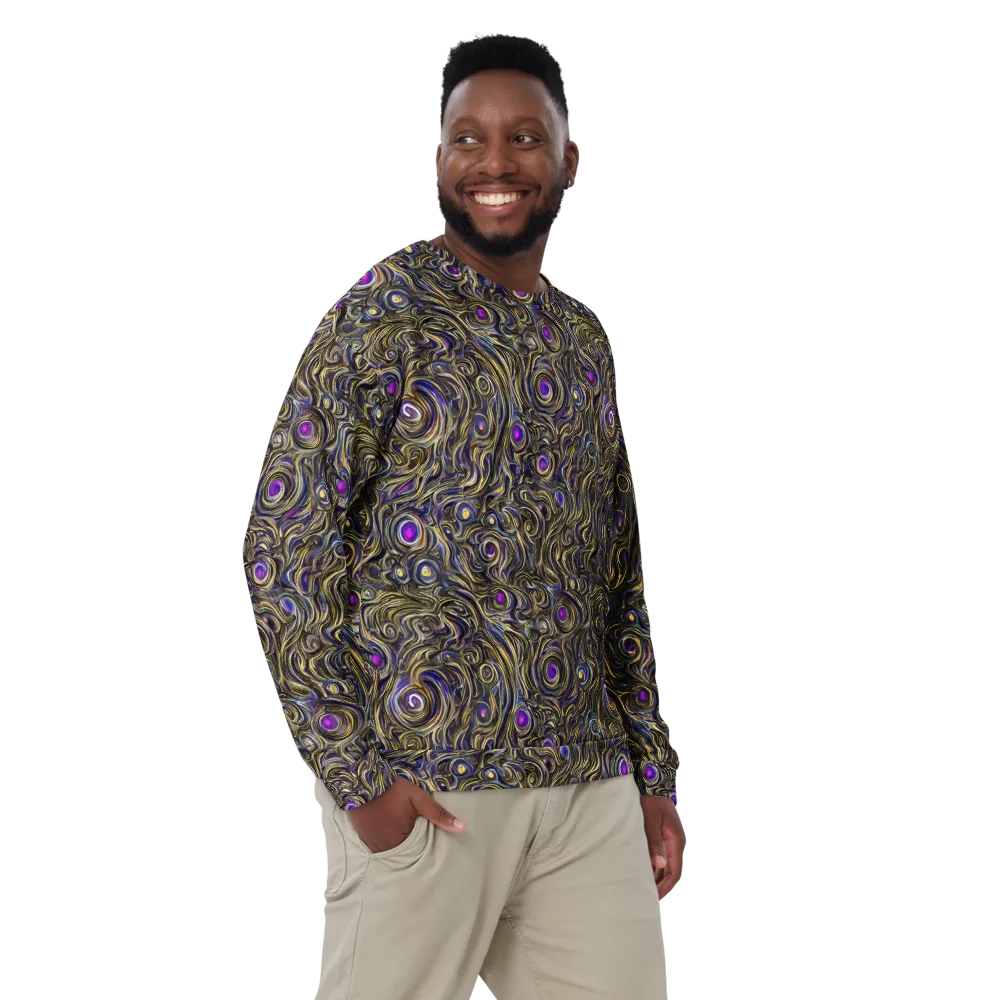 Orbiting Gold on Sweatshirt — Front