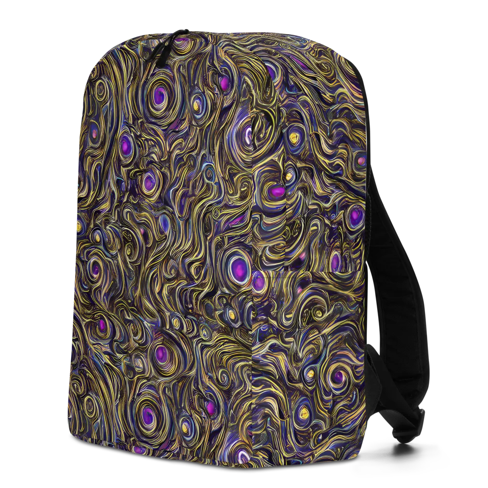 Orbiting Gold on Minimalist Backpack — Left