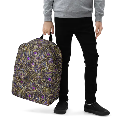 Orbiting Gold on a Minimalist Backpack