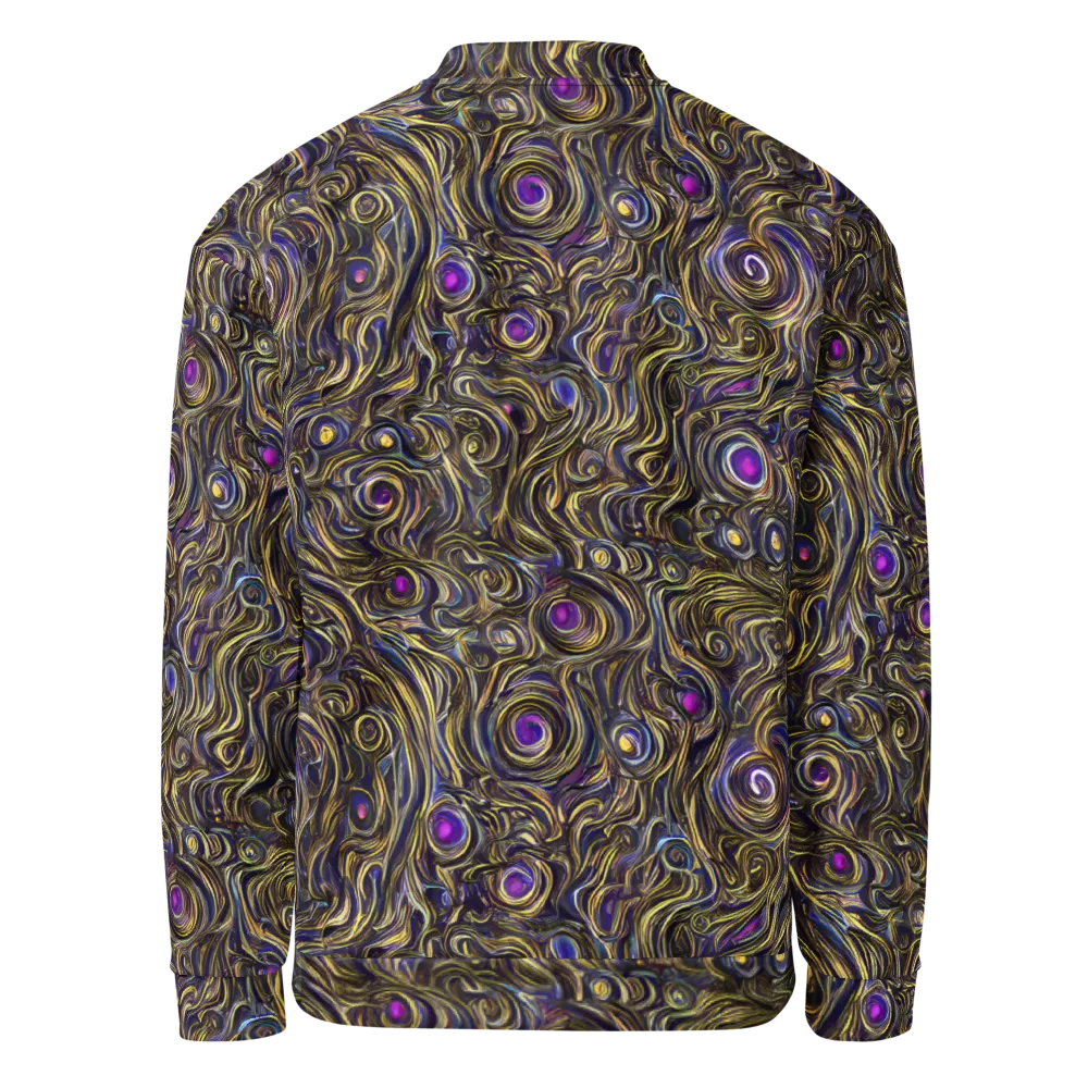 Orbiting Gold on Bomber Jacket — Back
