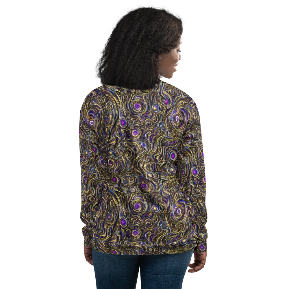 Orbiting Gold on Bomber Jacket — Back