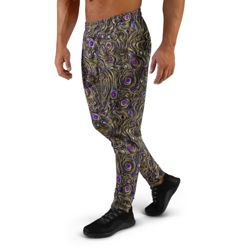 Orbiting Gold on a Men's Joggers