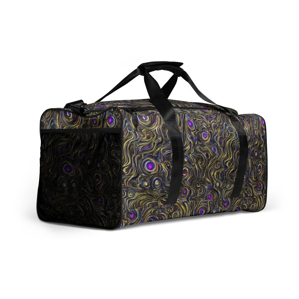 Orbiting Gold on Duffle Bag — Right Front