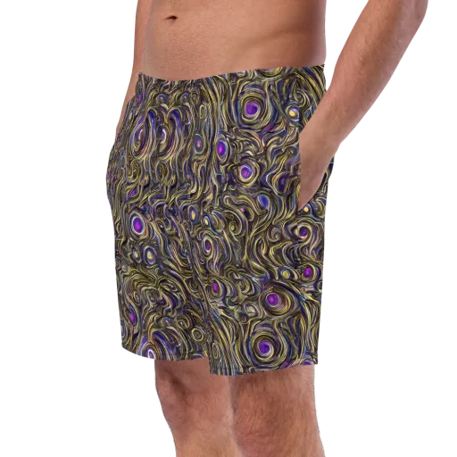 Orbiting Gold on a Swim Trunks
