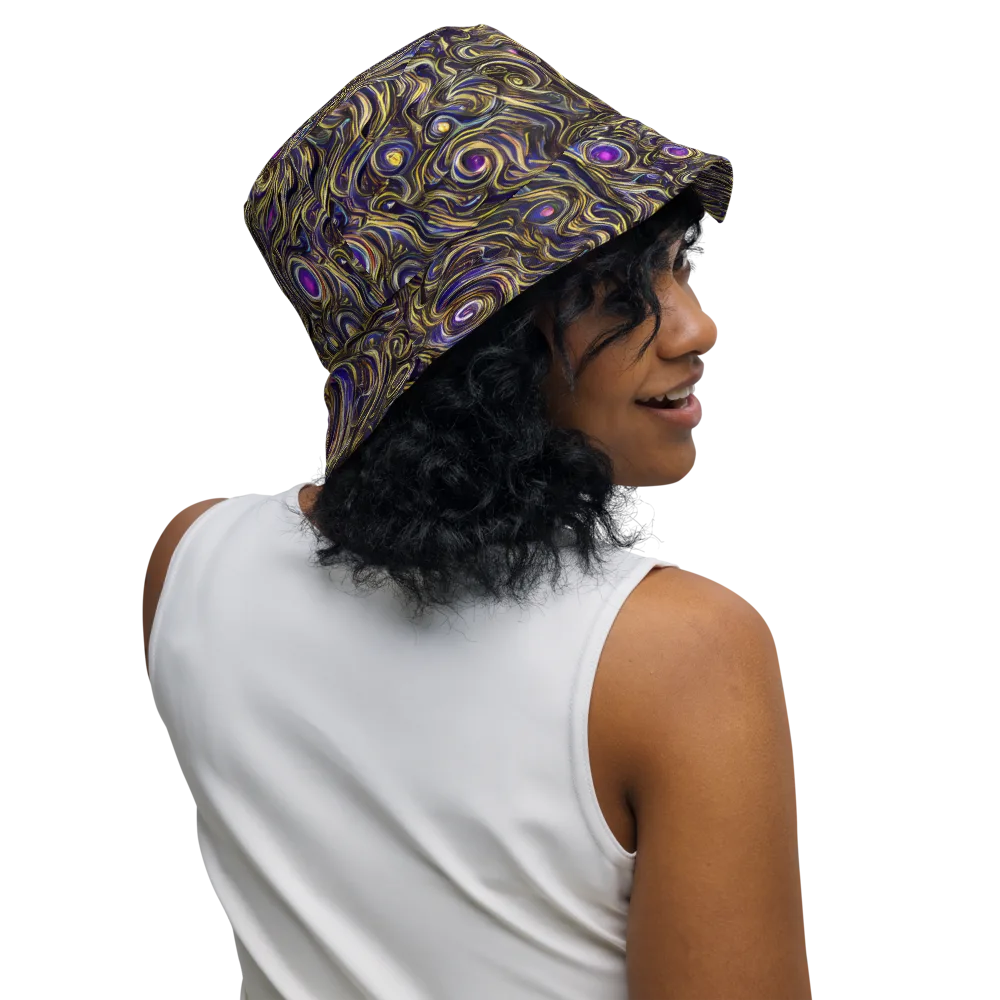 Orbiting Gold on Reversible Bucket Hat — Right Outside