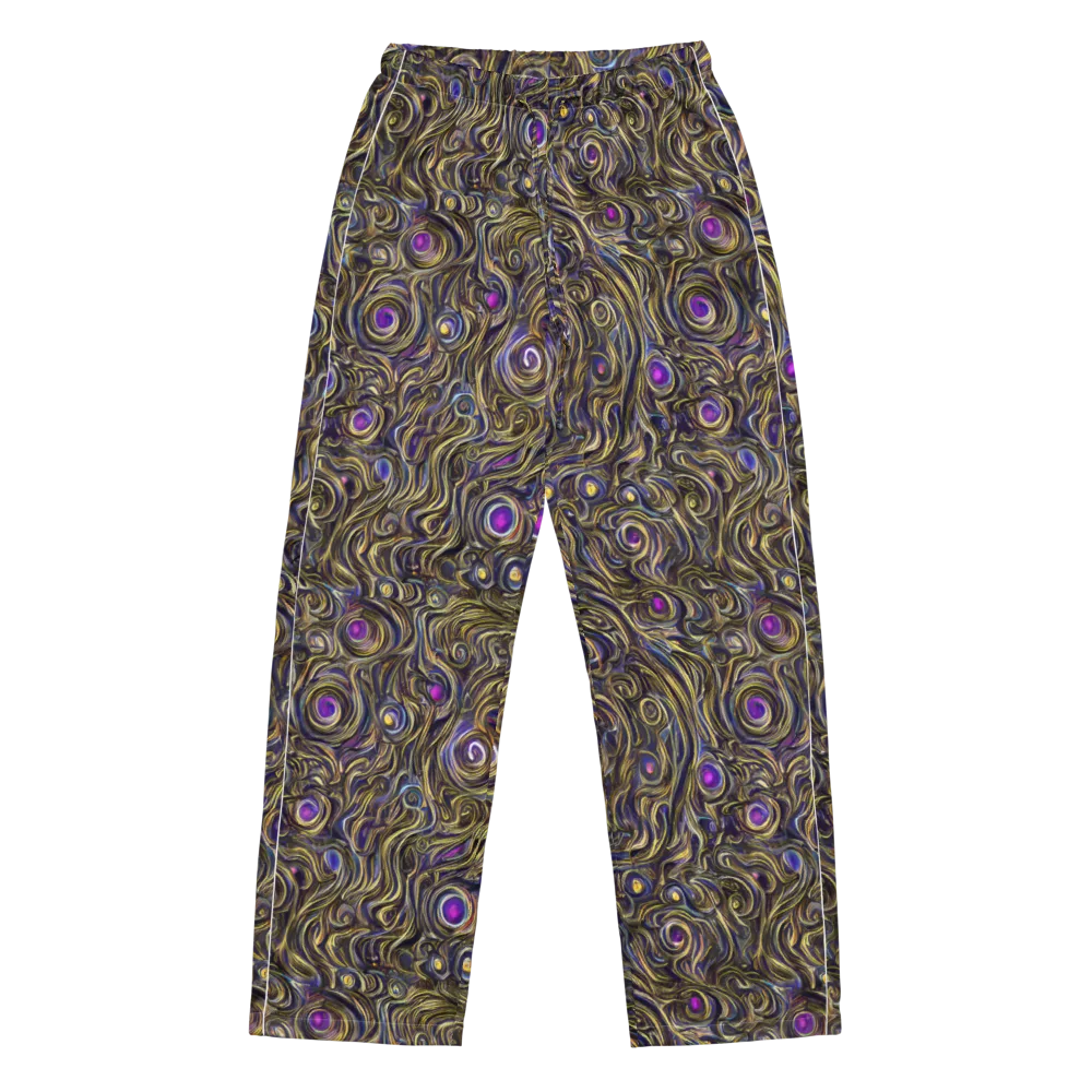 Orbiting Gold on Women's Pajama Pants — Front