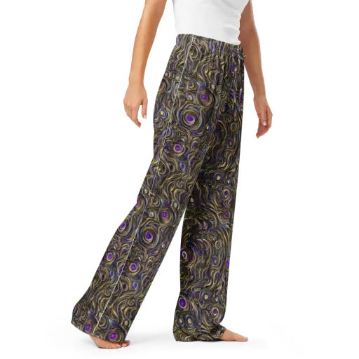 Orbiting Gold on a Women's Pajama Pants