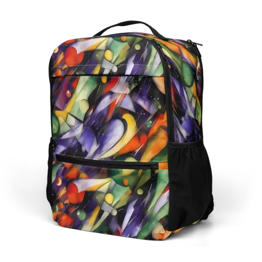 The Painted Pulse on a Utility Backpack