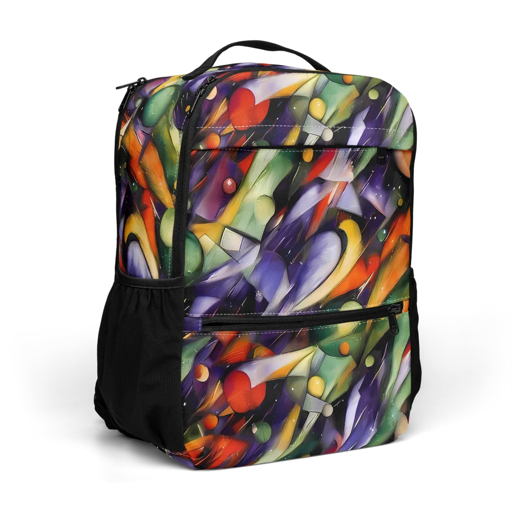 The Painted Pulse on Utility Backpack — Right Front