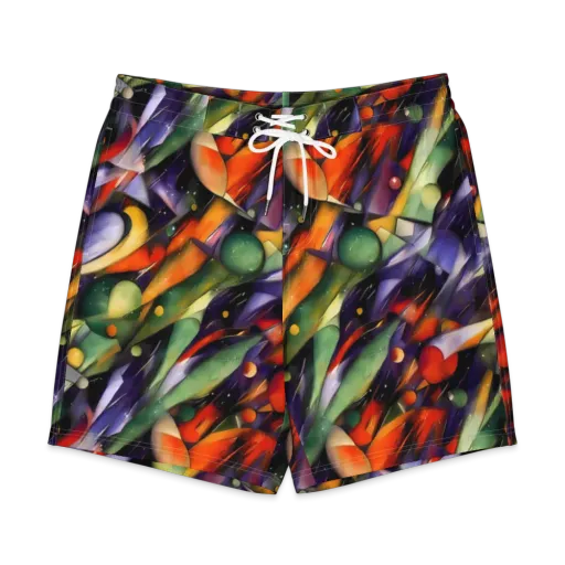 The Painted Pulse on a Men's Board Shorts