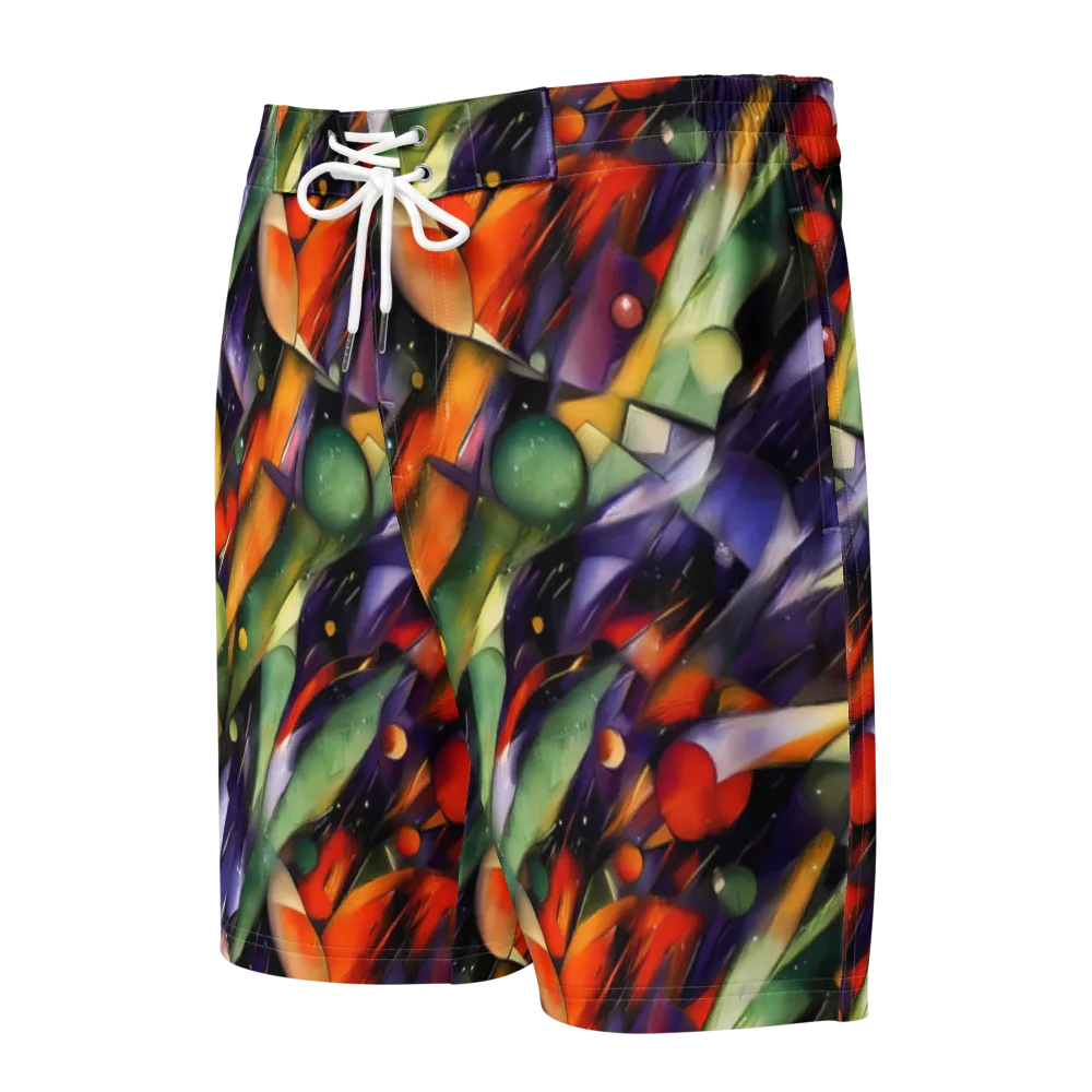 The Painted Pulse on Men's Board Shorts — Front