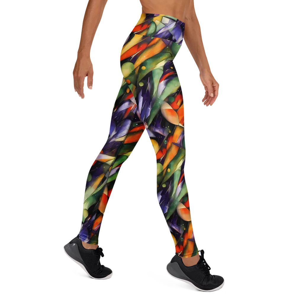 The Painted Pulse on Yoga Leggings — Right