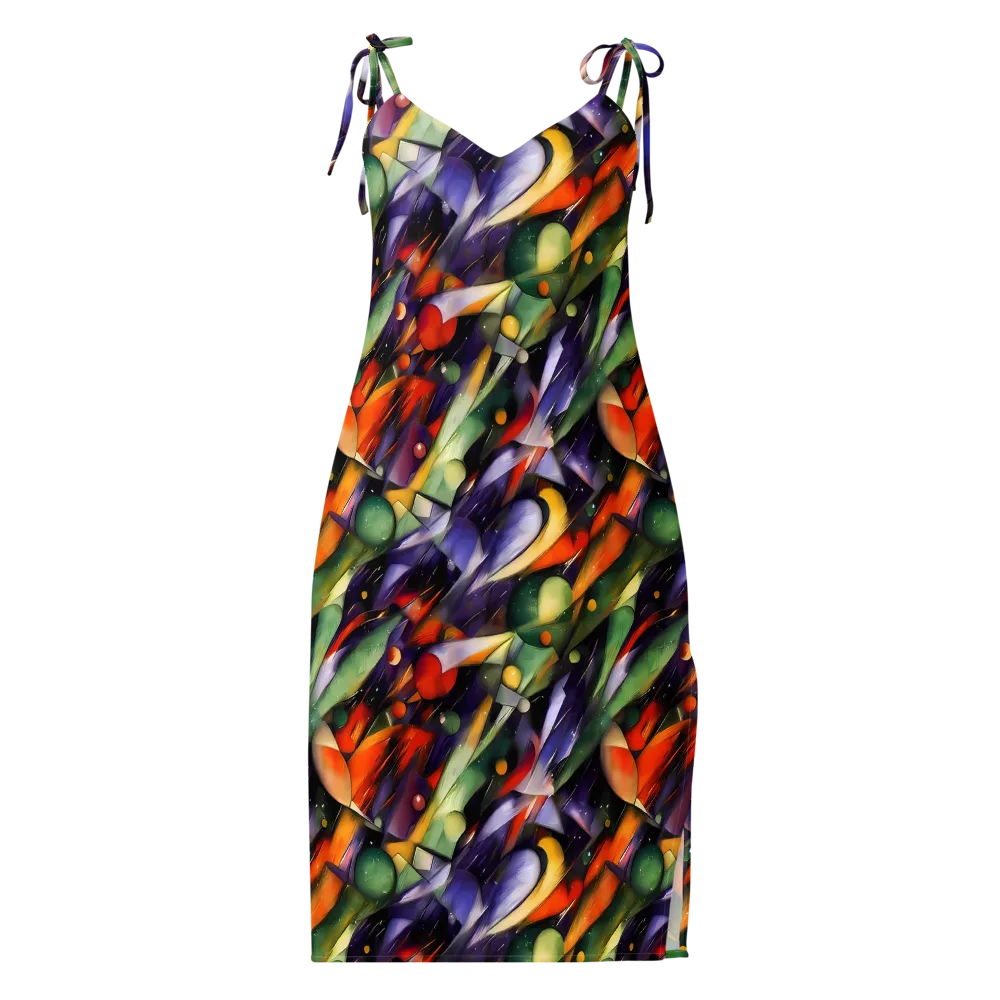 The Painted Pulse on Slip Dress — Front