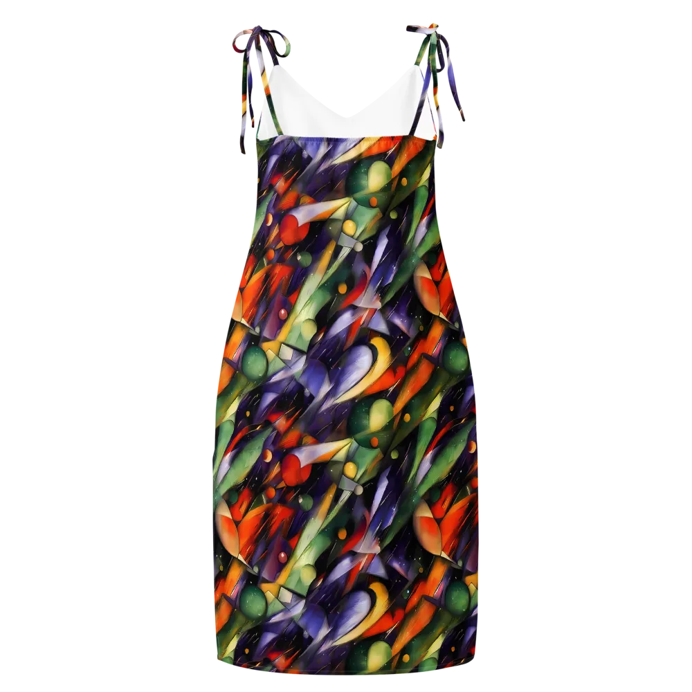 The Painted Pulse on Slip Dress — Back