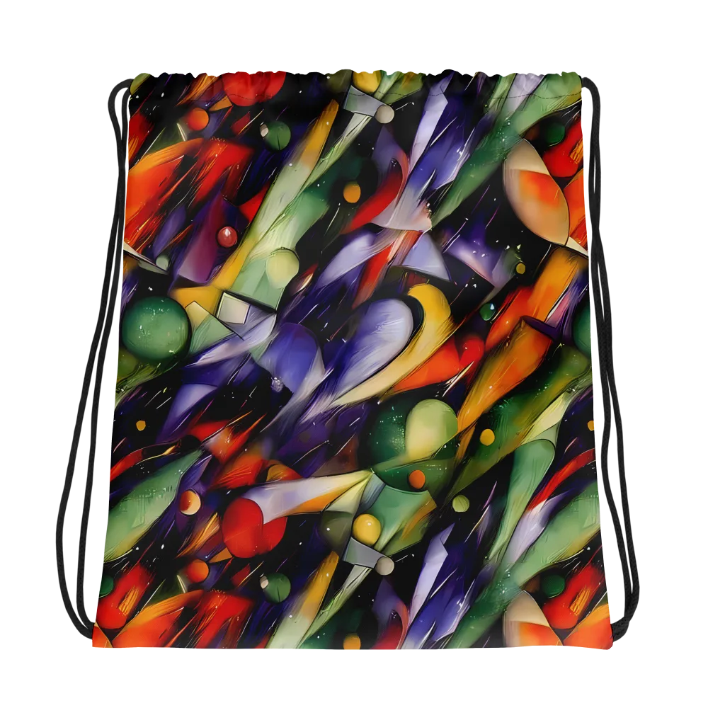 The Painted Pulse on Drawstring Bag — Photo
