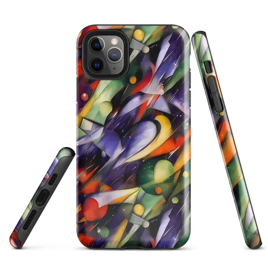 The Painted Pulse on Tough Case for iPhone® — Front