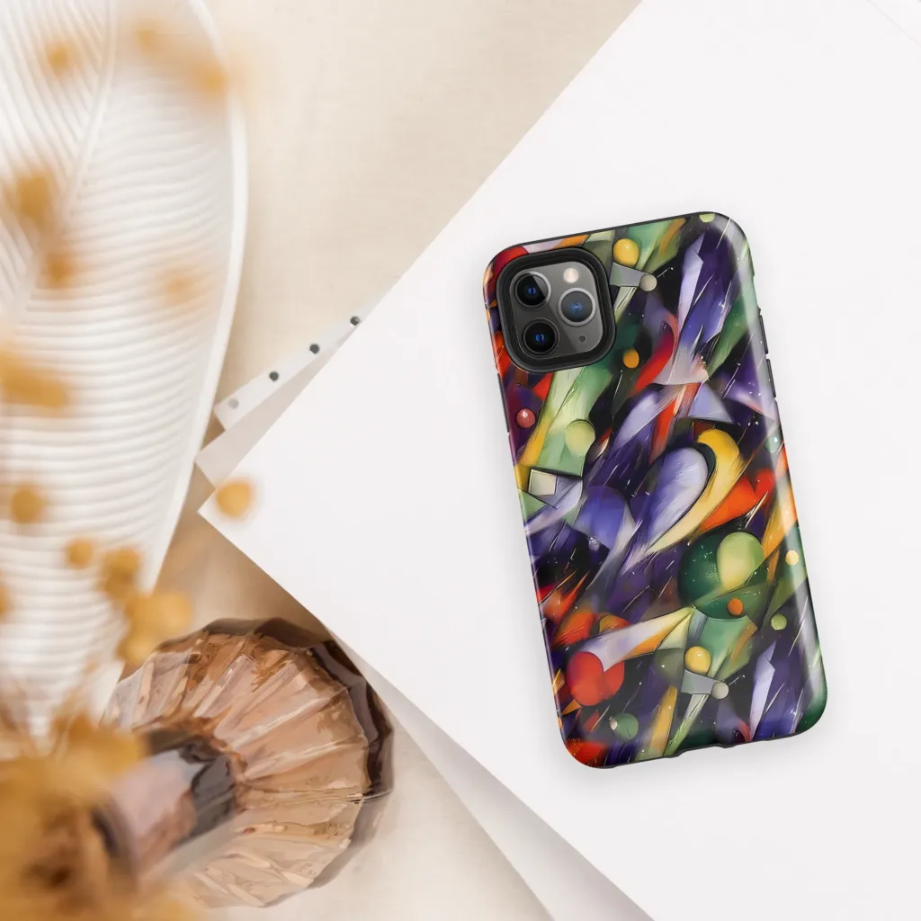 The Painted Pulse on Tough Case for iPhone® — Front