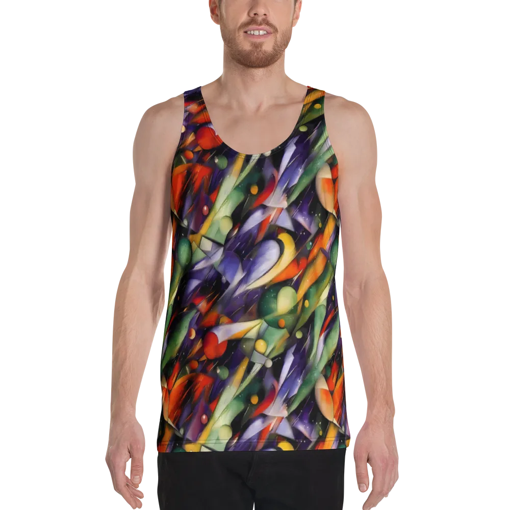 The Painted Pulse on Men's Tank Top — Front
