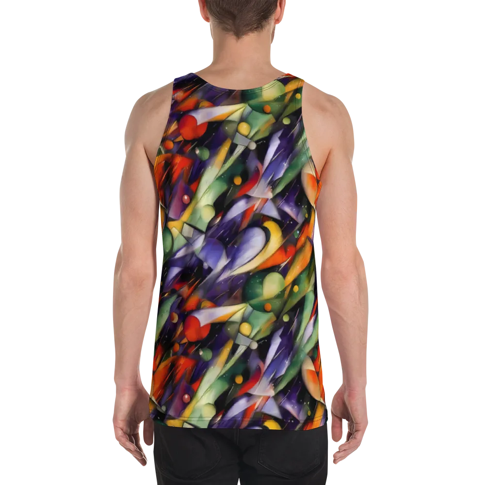 The Painted Pulse on Men's Tank Top — Back