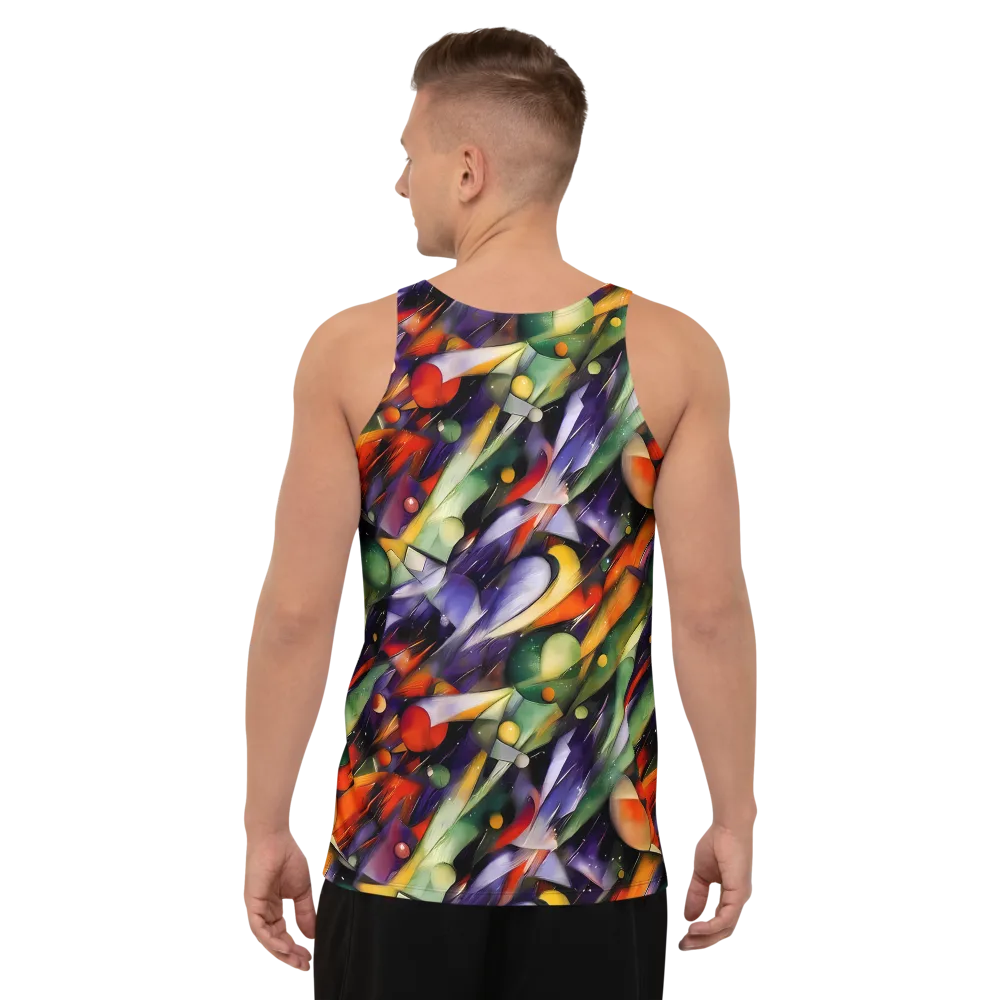 The Painted Pulse on Men's Tank Top — Back