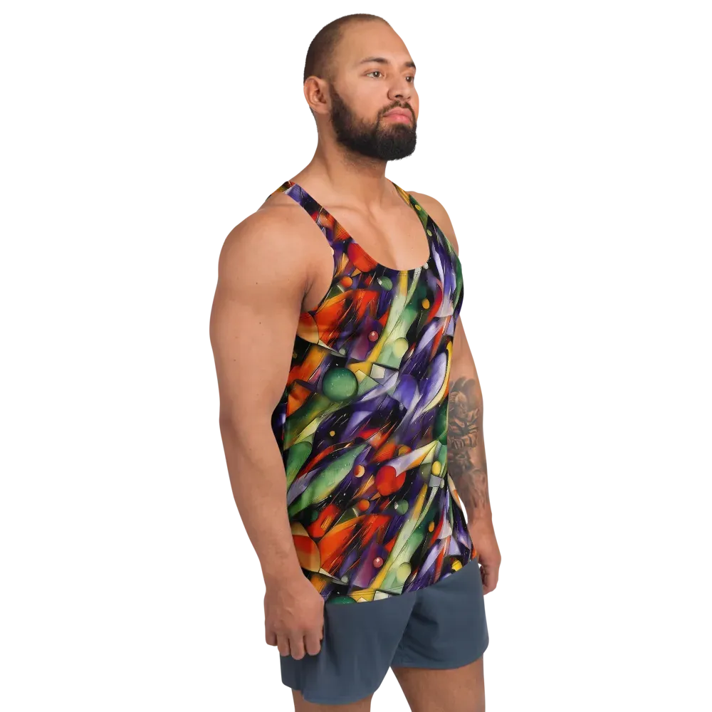 The Painted Pulse on Men's Tank Top — Right Front