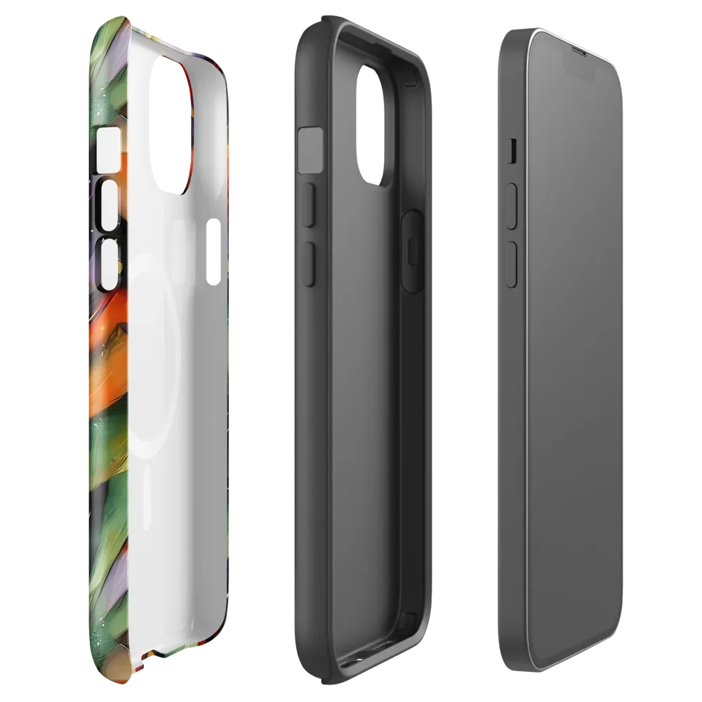 The Painted Pulse on MagSafe Tough Case for iPhone® — Front