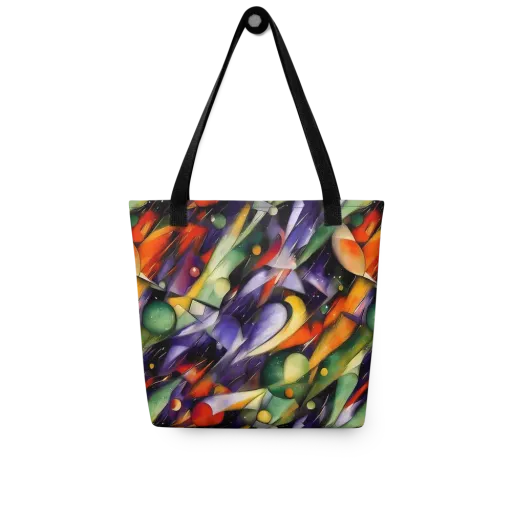 The Painted Pulse on a Tote Bag