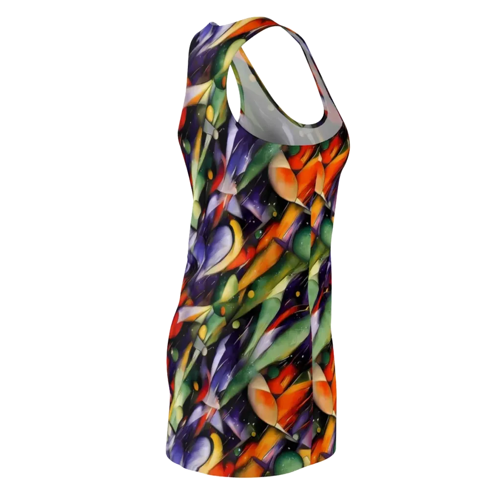 The Painted Pulse on Racerback Dress — Back Side