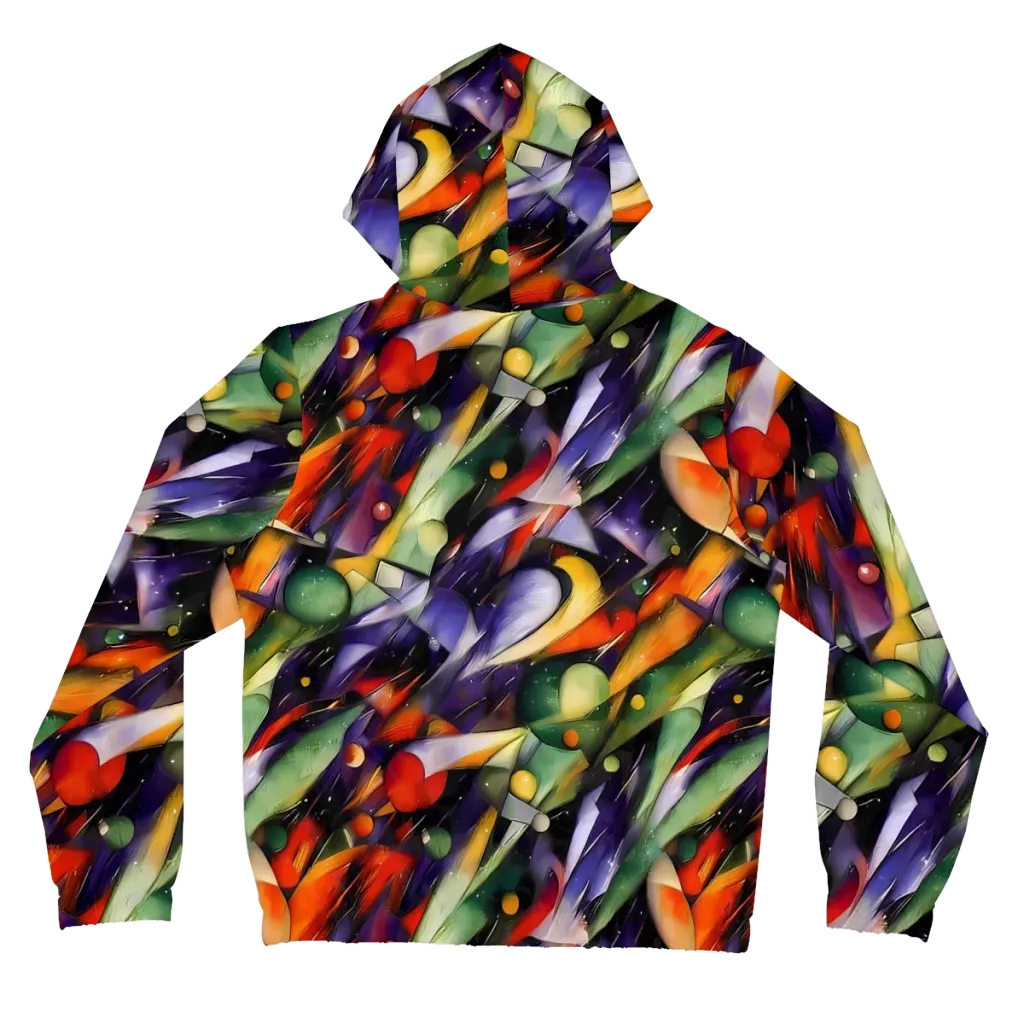 The Painted Pulse on Women's Full-Zip Hoodie — Back