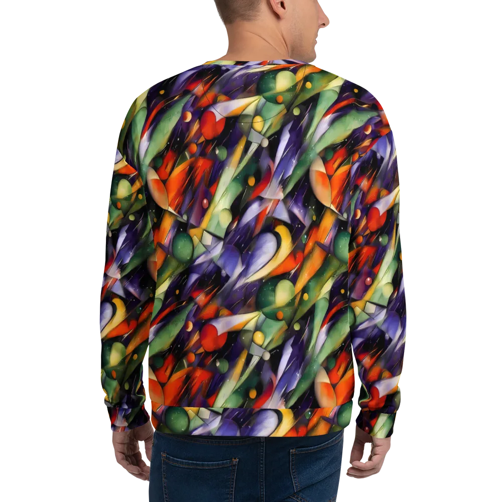 The Painted Pulse on Sweatshirt — Back