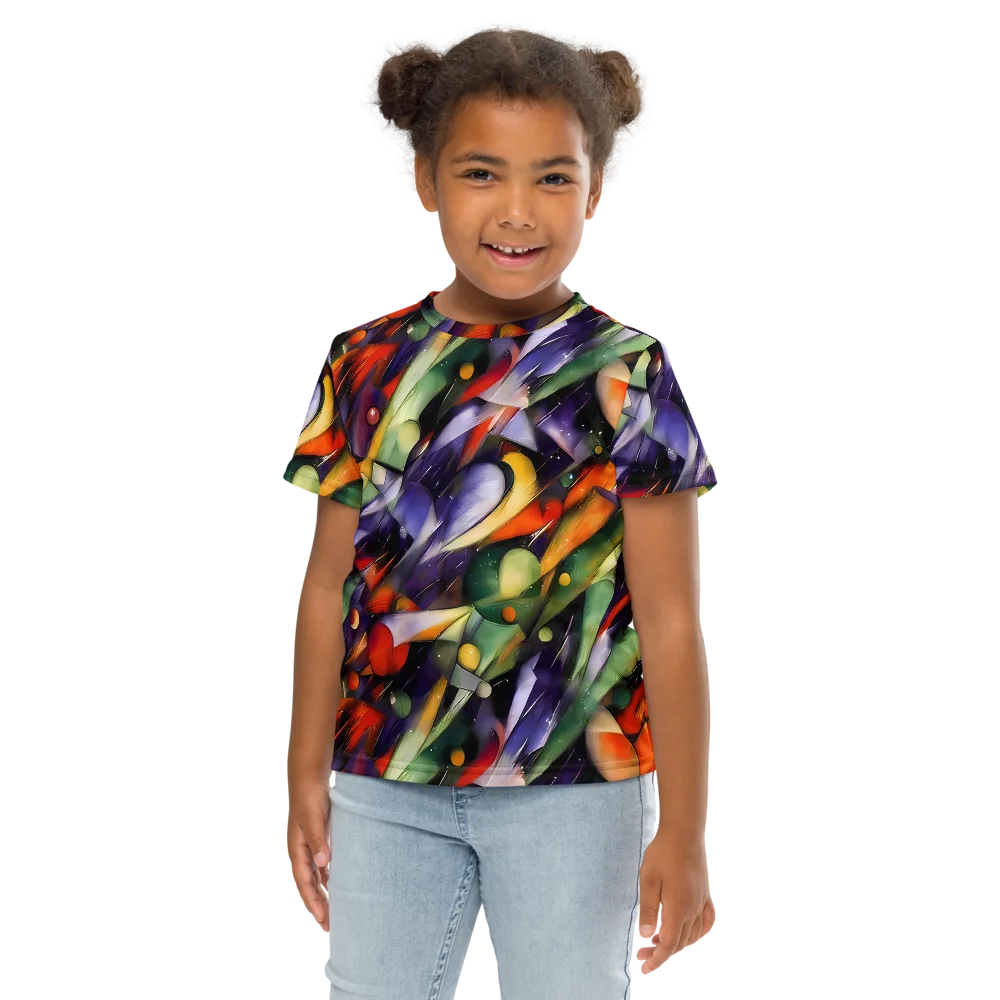 The Painted Pulse on Kids Crew Neck T-Shirt — Front
