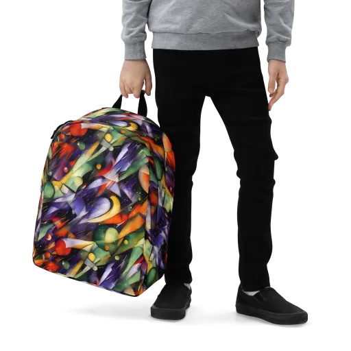 The Painted Pulse on a Minimalist Backpack