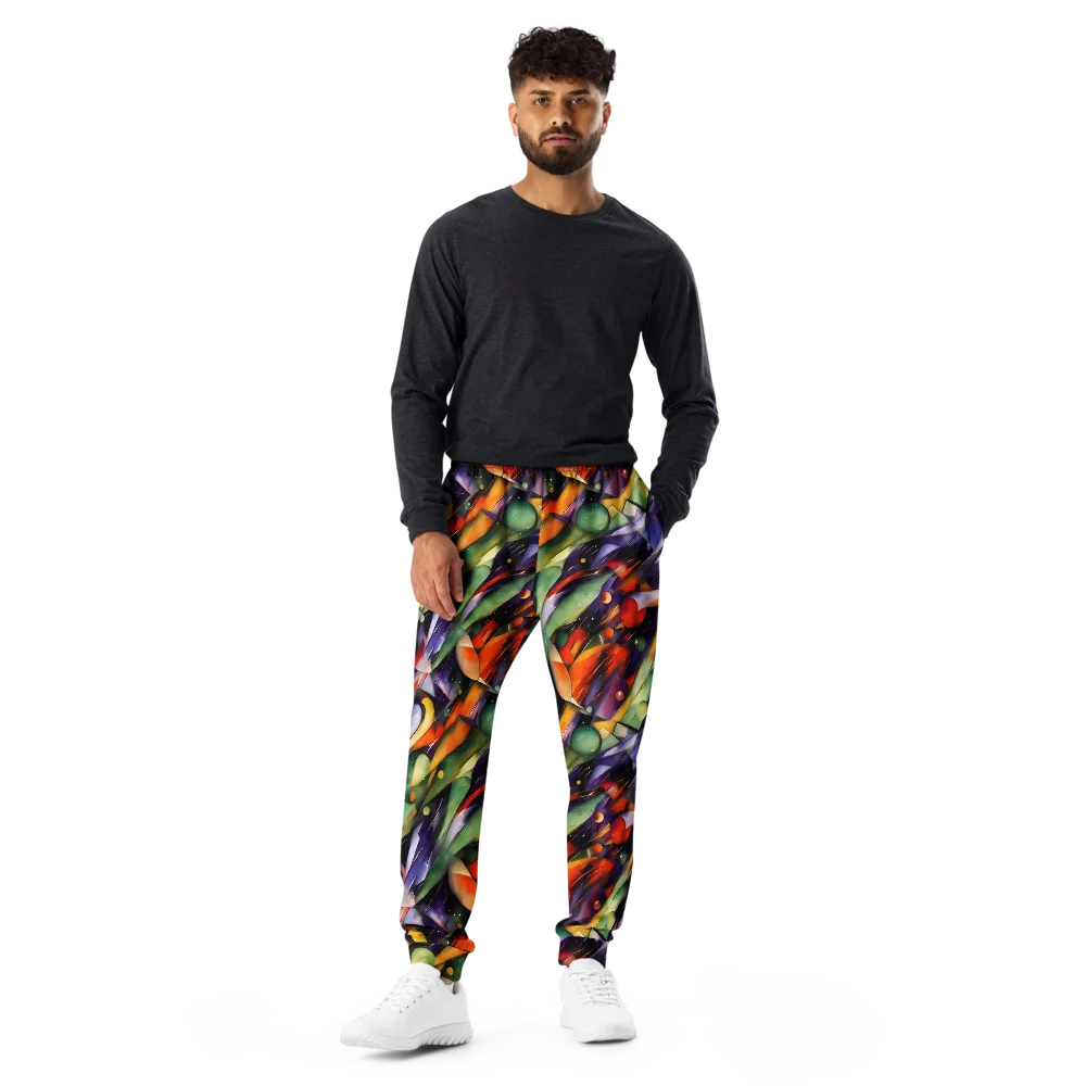 The Painted Pulse on Men's Joggers — Front