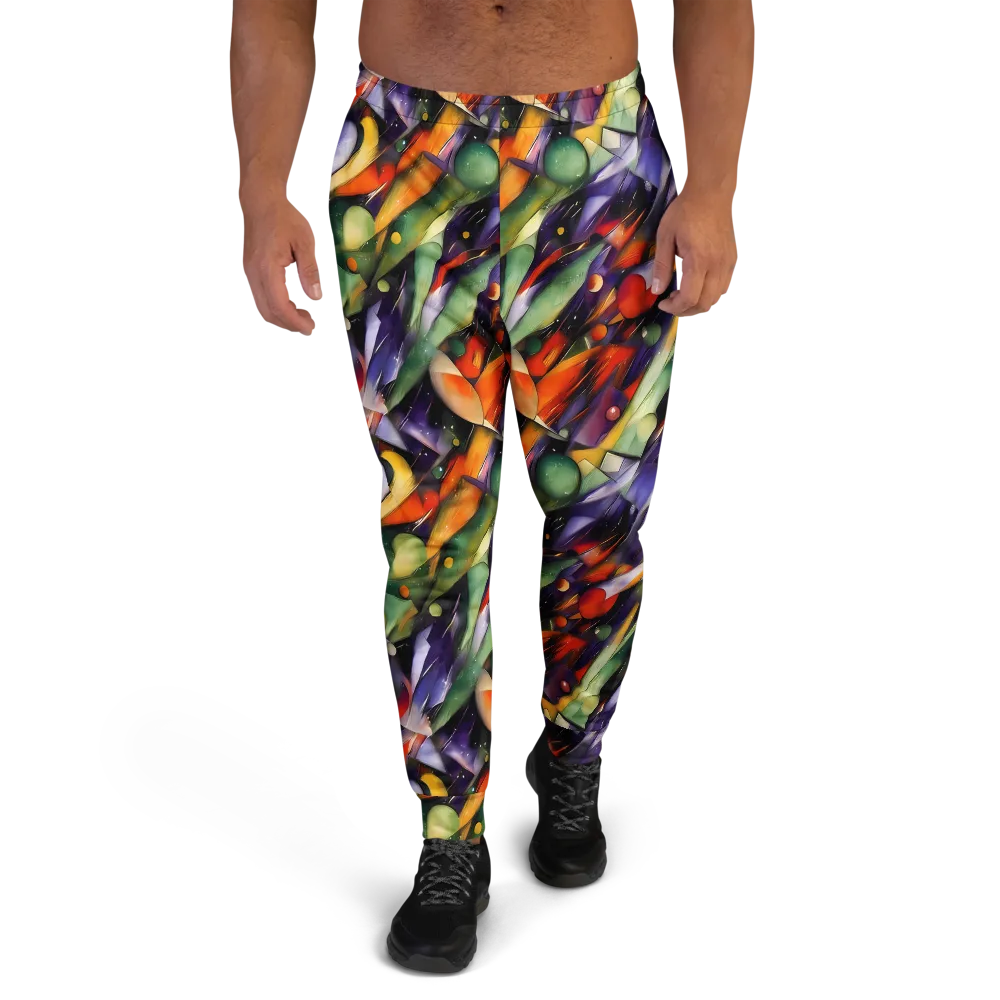 The Painted Pulse on Men's Joggers — Front