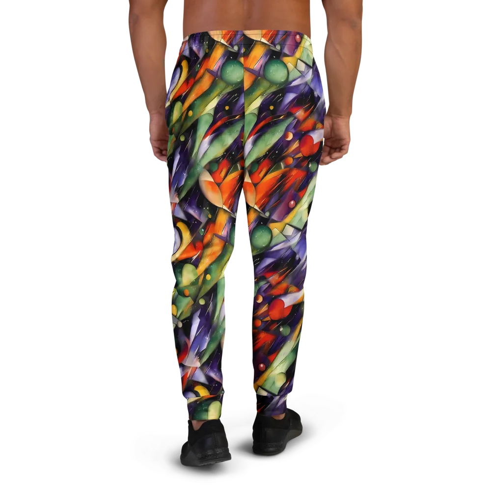 The Painted Pulse on Men's Joggers — Back