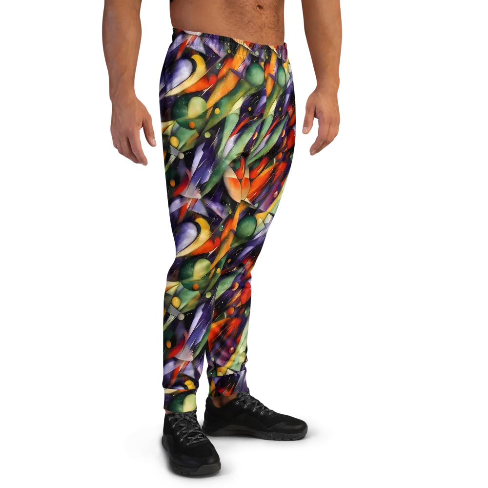 The Painted Pulse on Men's Joggers — Right