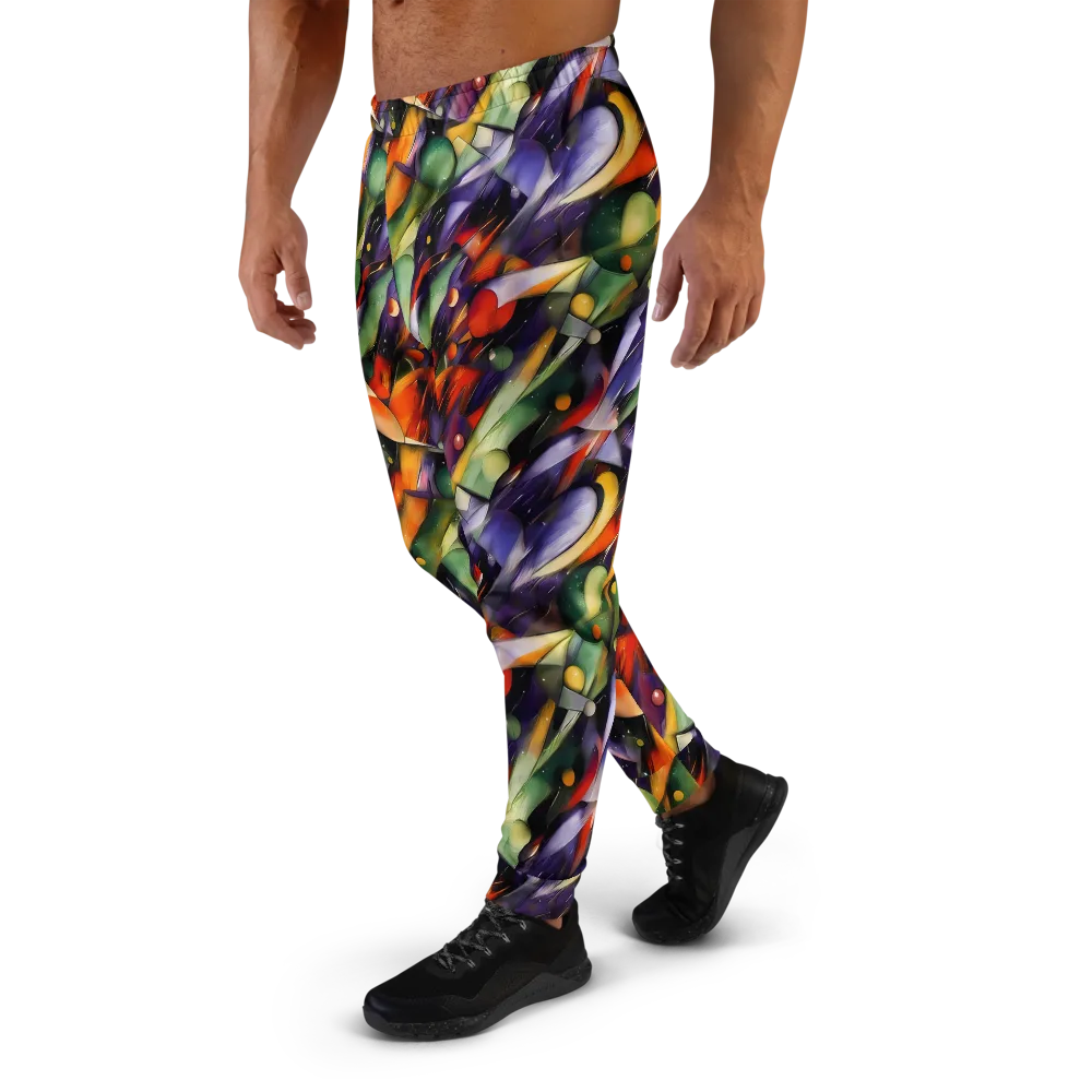 The Painted Pulse on Men's Joggers — Left