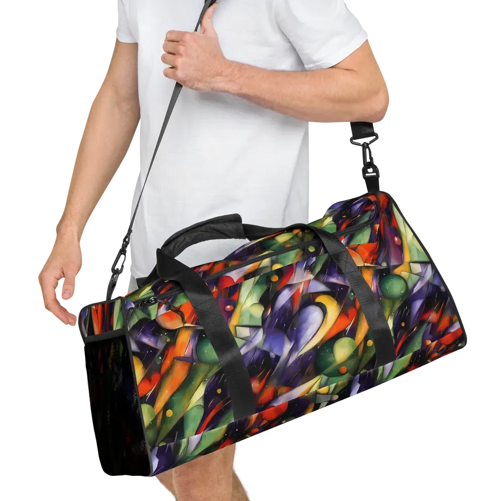 The Painted Pulse on Duffle Bag — Right Front