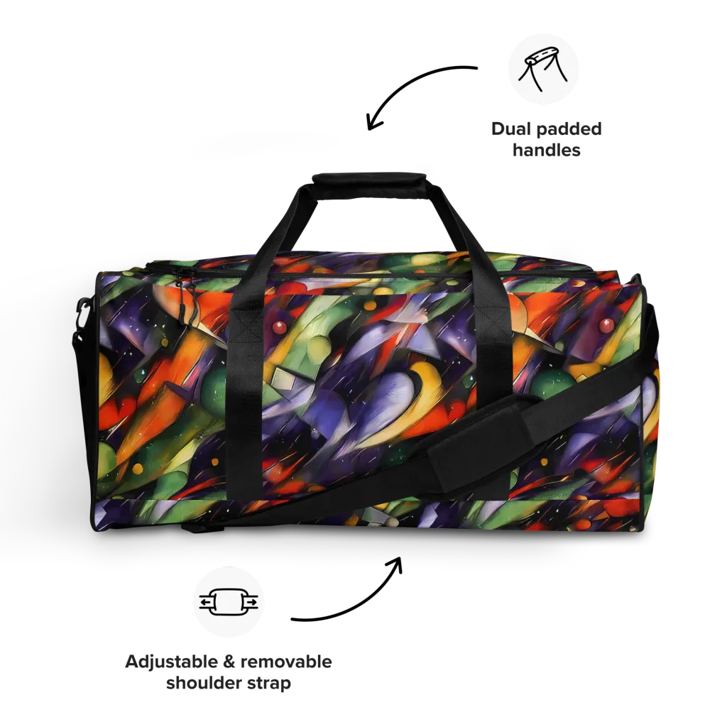 The Painted Pulse on Duffle Bag — Front
