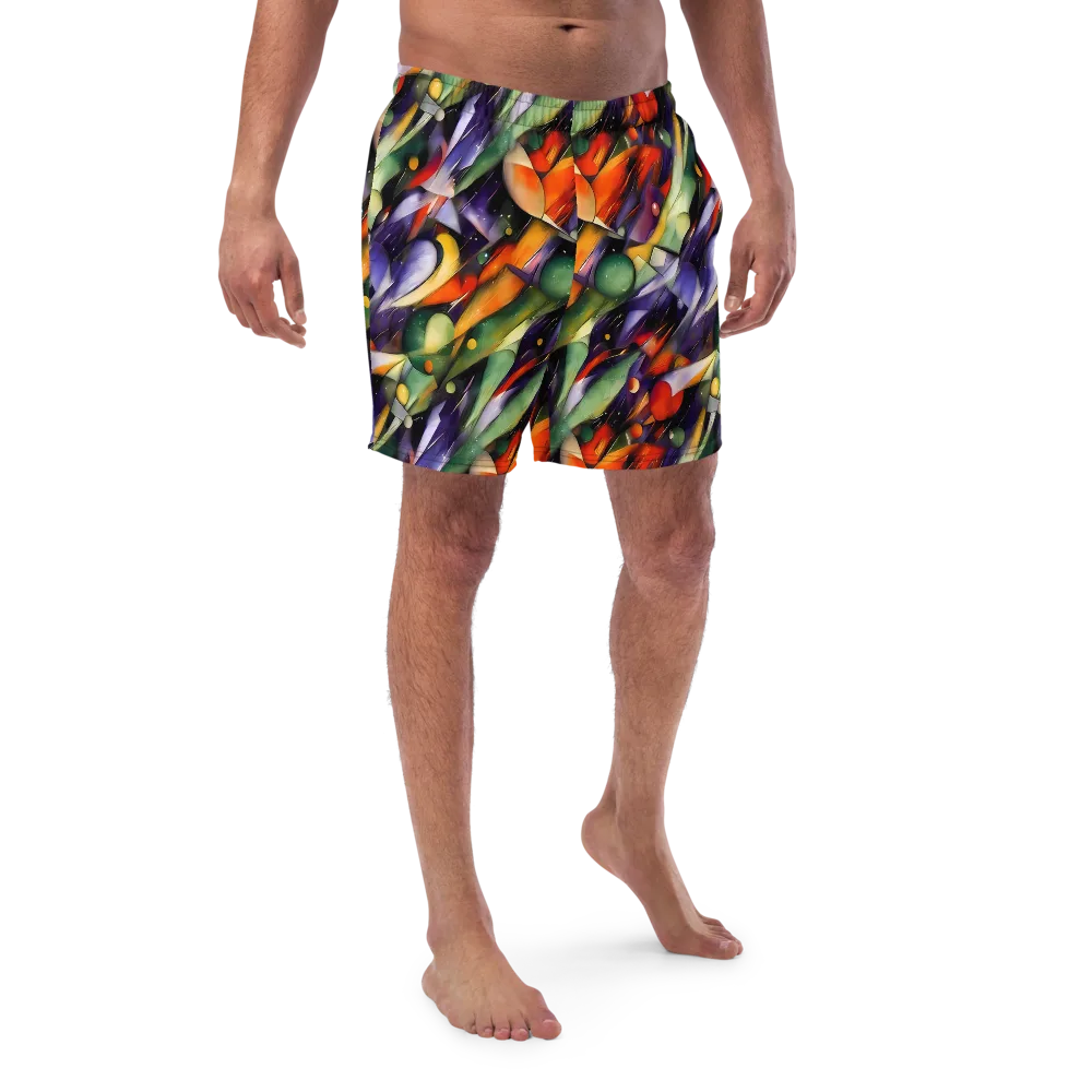The Painted Pulse on Swim Trunks — Front