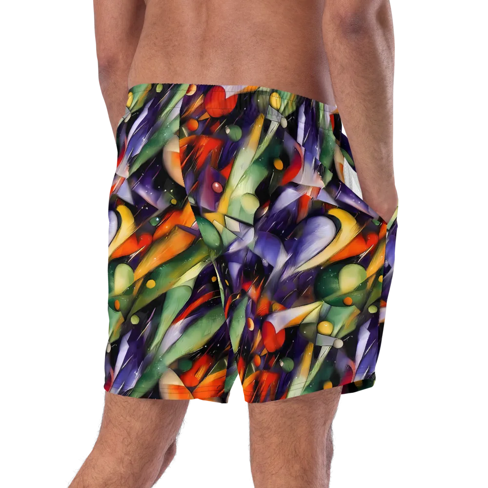 The Painted Pulse on Swim Trunks — Right Back