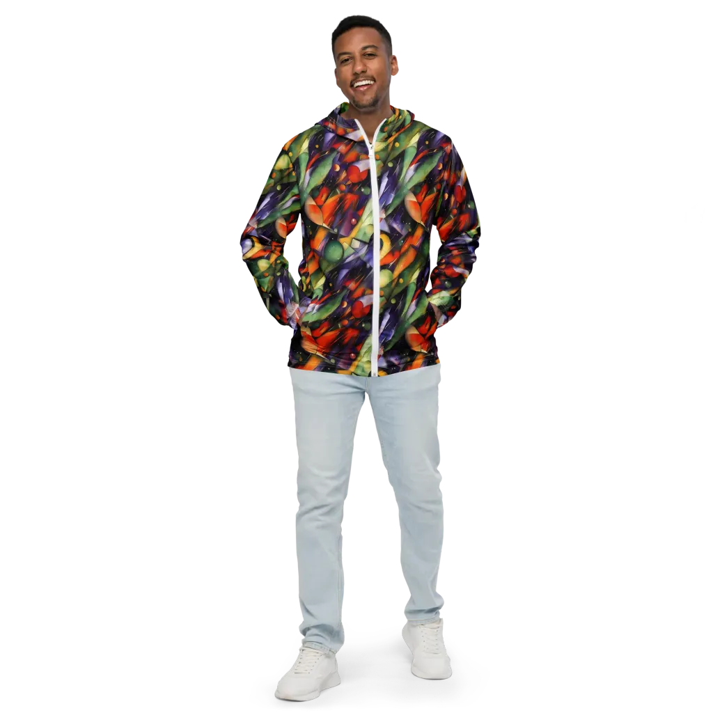 The Painted Pulse on Men's Windbreaker — Front